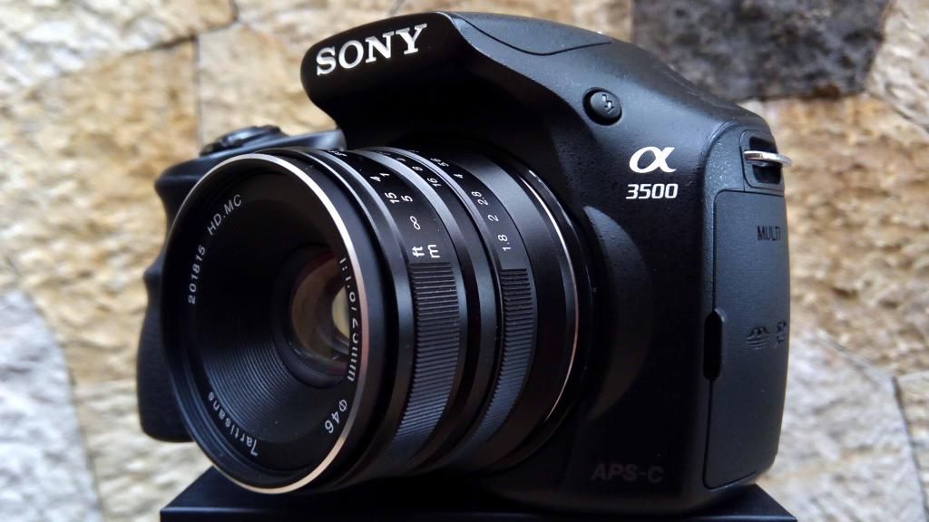 Sony A lente 25mm fmpx Video Full HD p 60fps