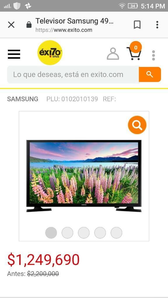 Tv Led Samsung 49 Fisurado Smartv