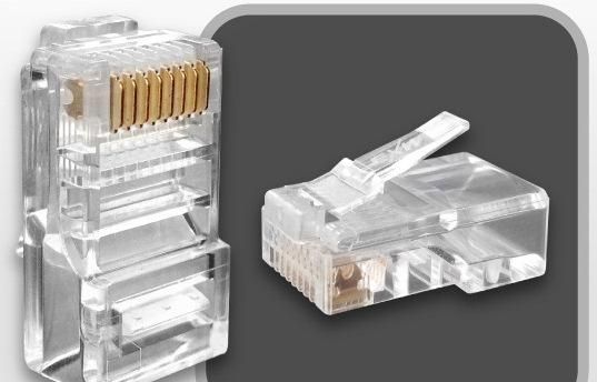 Conectores RJ45 UTP Cubierta Metálica