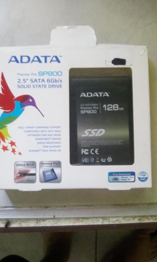 Disco Duro Adata Premier Pro SP900 de 128GB Totalmente Nuevo
