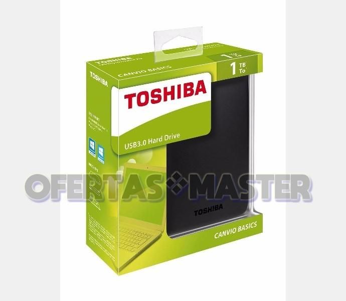 Disco Duro Toshiba 1TB Externo portable 2.5pulg. Usb 3.0