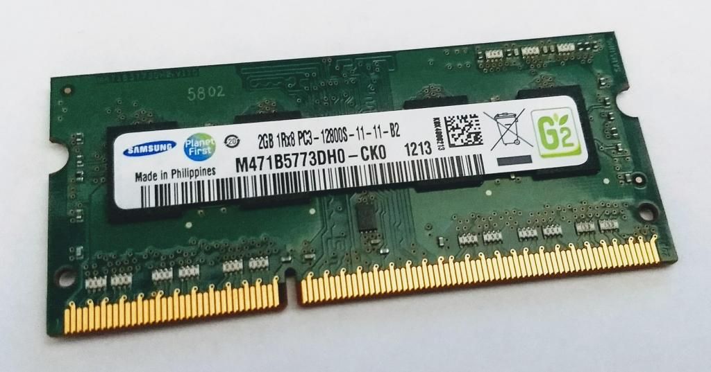 Memoria DDR3 de 2GB PC Para Portátil Nueva