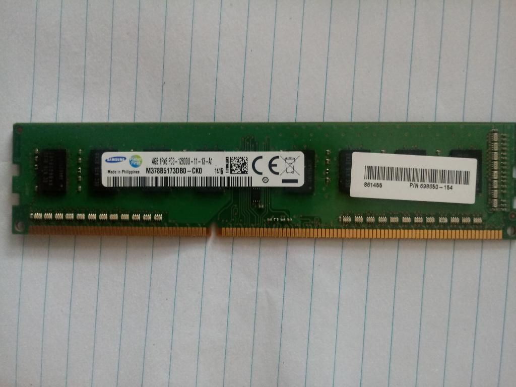 Memoria Ram 4 Gb Ddr3 Samsung