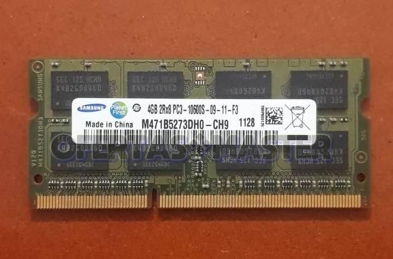 RAM para Portátil 4GB DDR3 SAM S