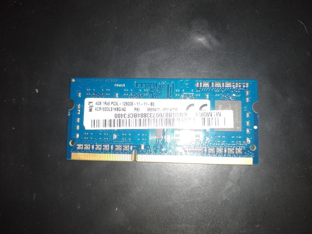 Ram Ddr3 4gb para Portátil