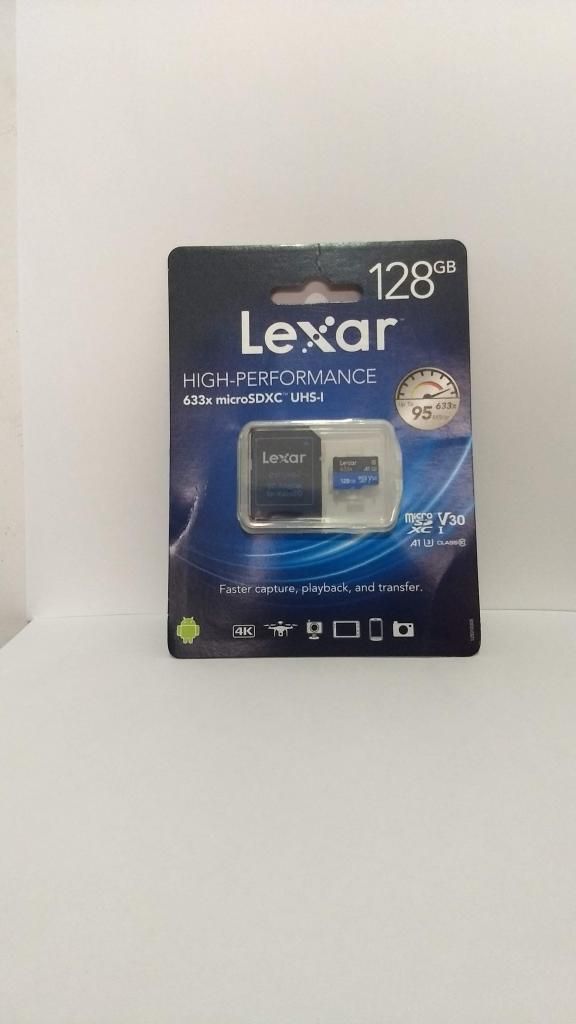 Tarjeta Microsd Lexar High Performance 633x 128 Gb