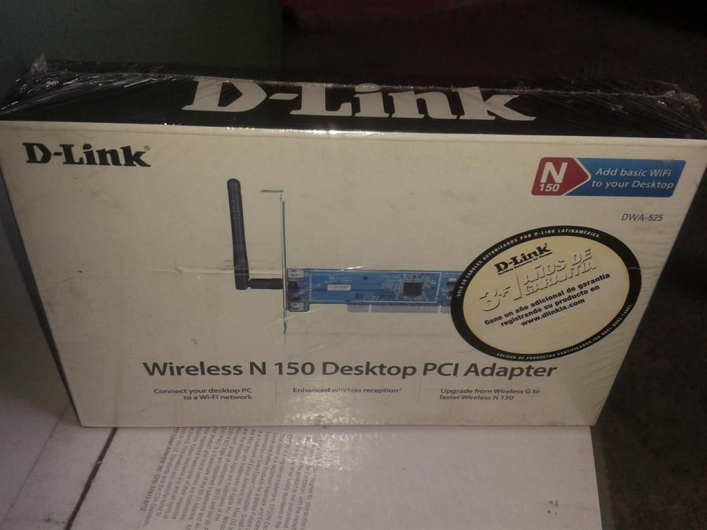 Tarjeta Wireless N 150 Desktop PCI Adapter DWA525 Nueva