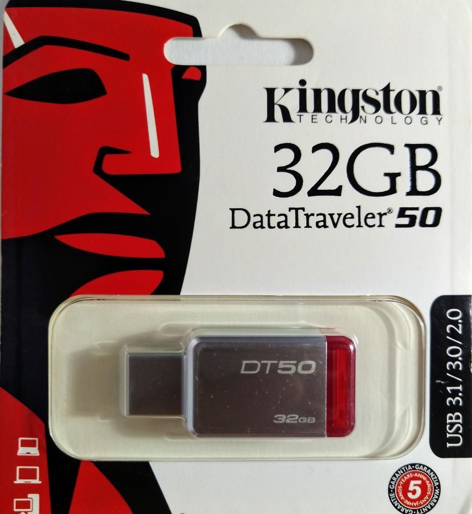 Usb 32gb 3.0 Kingston Dt50