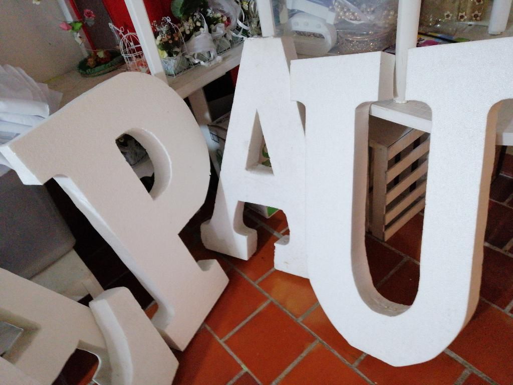 Letras Gigantes Decoración Fiesta