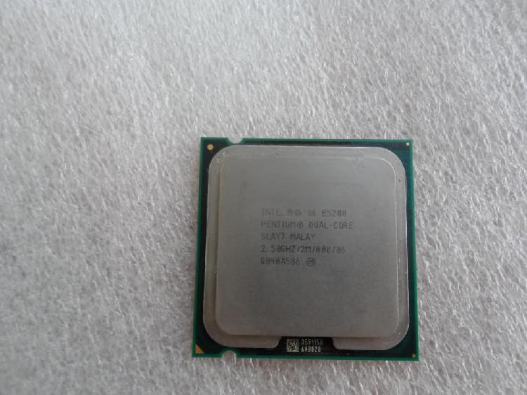 Procesador Intel Pentium E5200 2.50ghz 2mb Discipador 775