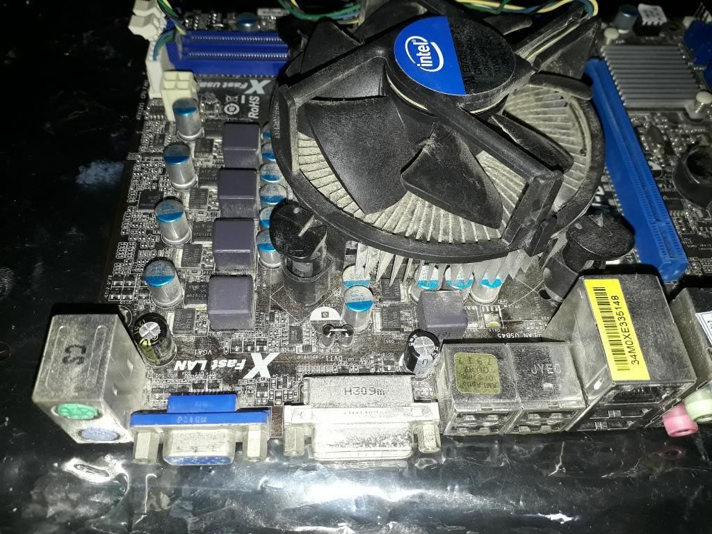 Combo Motherboard H61m Intel G