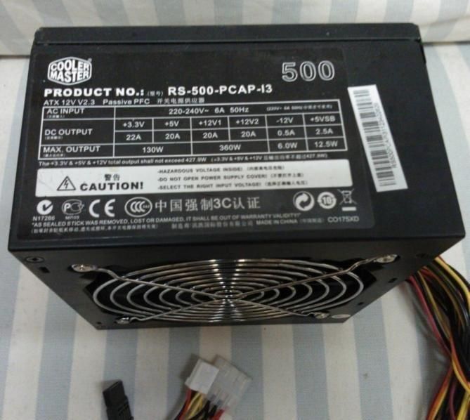 Fuente Real Cooler Master 500 W