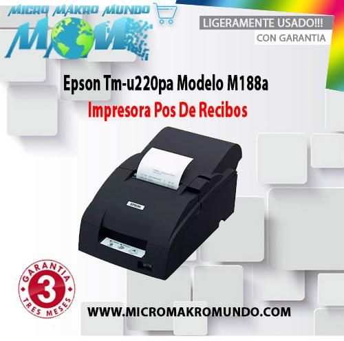 Impresora Epson Tmu220pa Modelo M188a