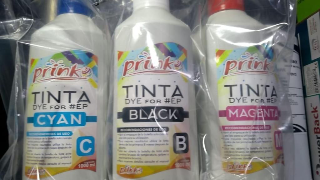 Litro de tinta para impresoras Epson con sistema adaptado