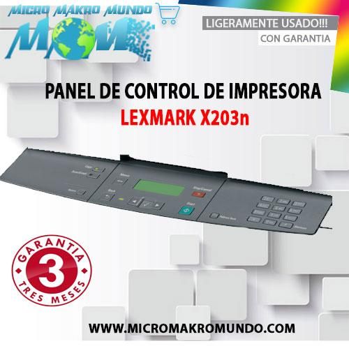 Panel De Control Para Impresora Lexmark X203n