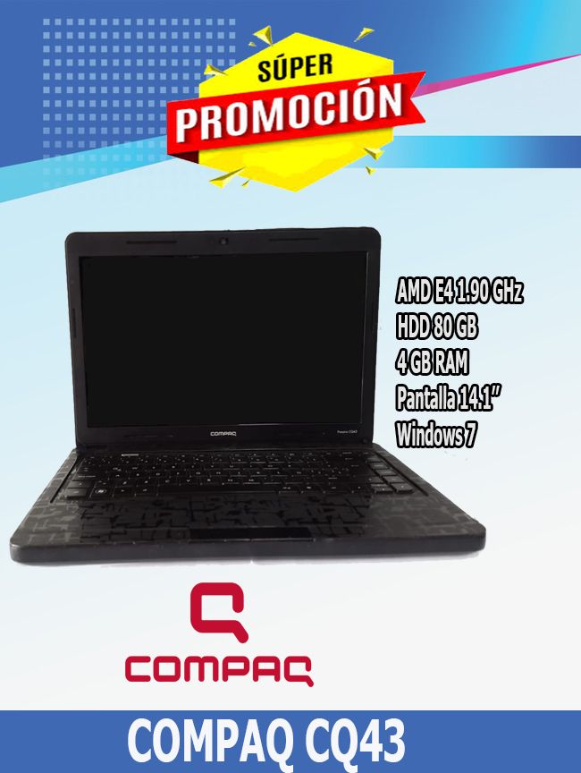 Portatil Compaq CQ43