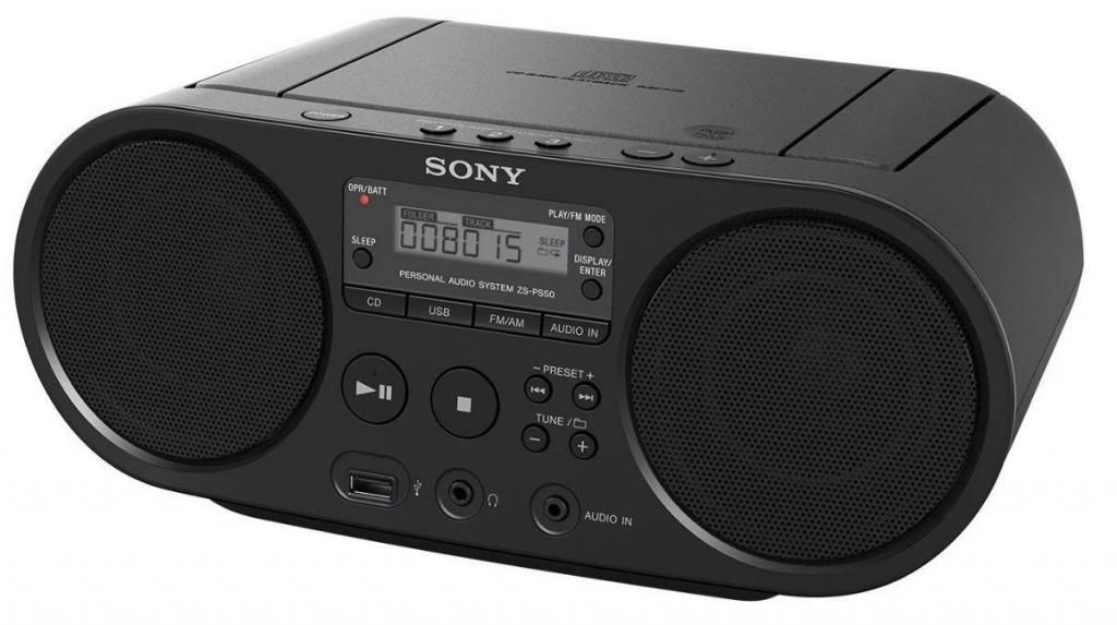 Grabadora Sony Zs Ps50 Fm Am Usb Cd Mp3 Wma Entrada De Audio