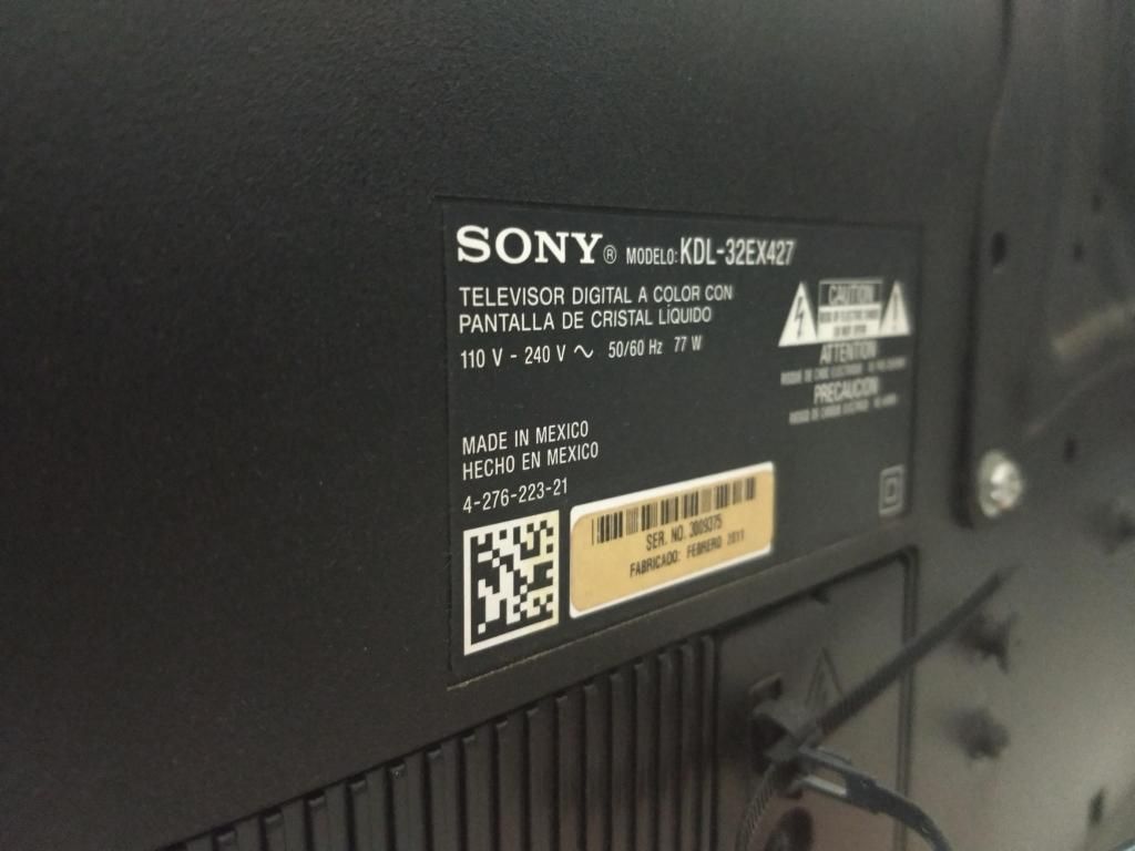 Sony TV 32 pulgadas bravia EX 427