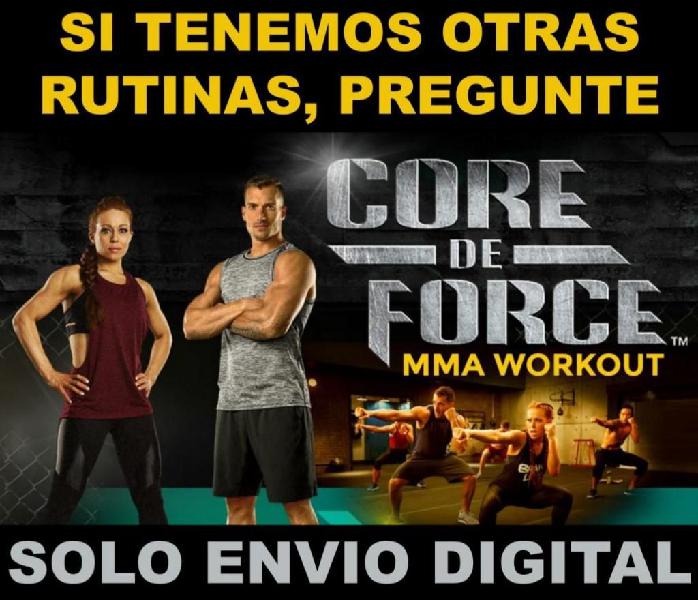 CORE THE FORCE – MMA WORKOUT Rutina Entrenamiento Cardio