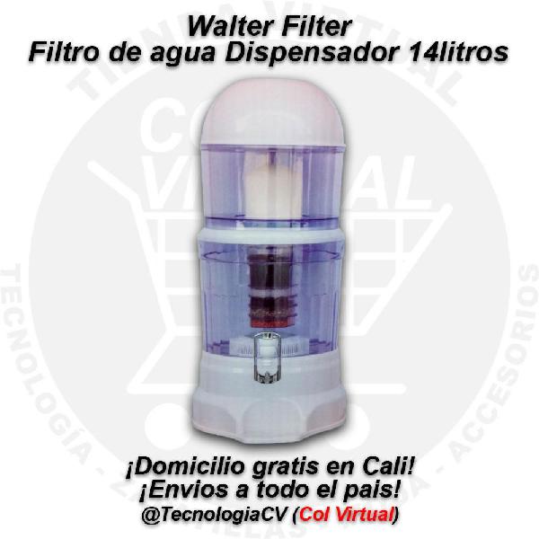 Filtro de agua Dispensador 14 litros Walter Filter