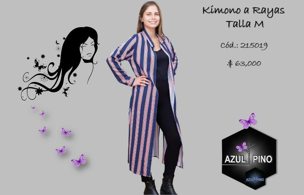 Kimono a Rayas