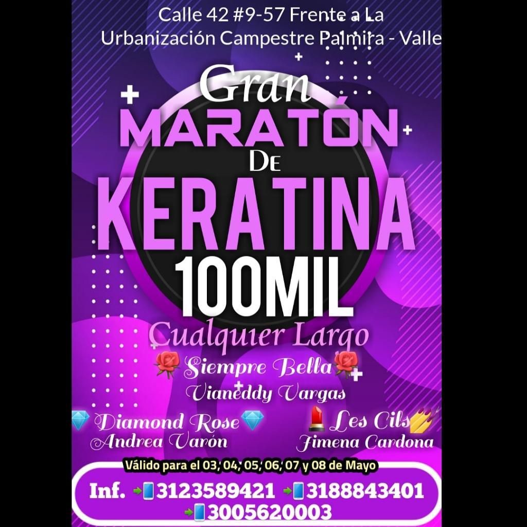 Maraton de Keratina a 100mil Palmira