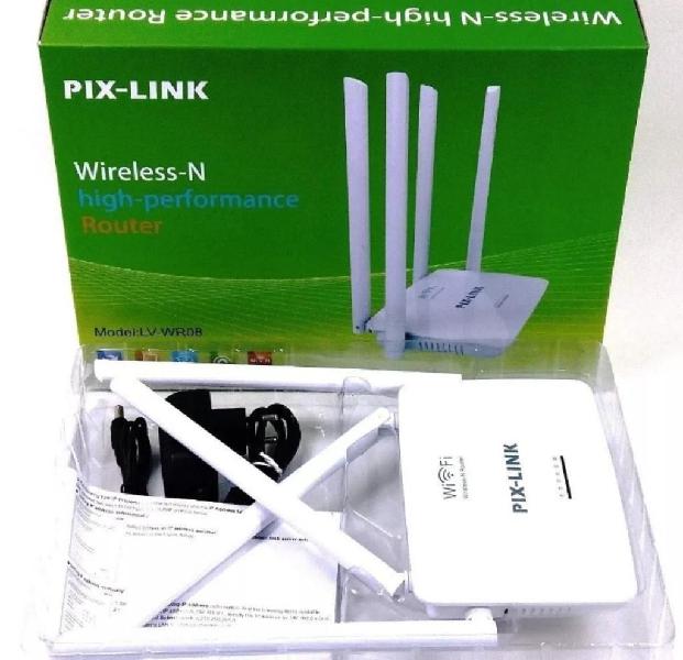 Router Pix-link Wifi Rompemuros Antena
