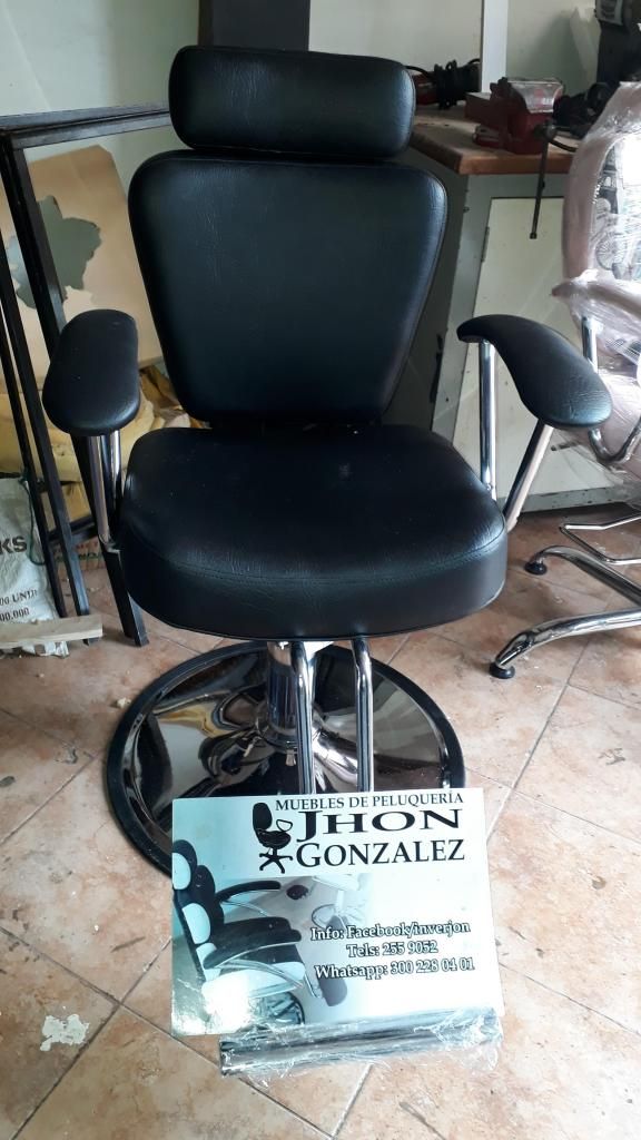 silla para barberia platon