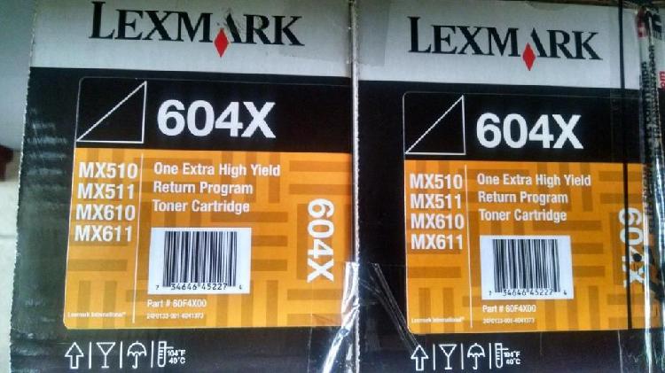 Cartucho Lexmark 604X ref. 60F4X00 20K pág.