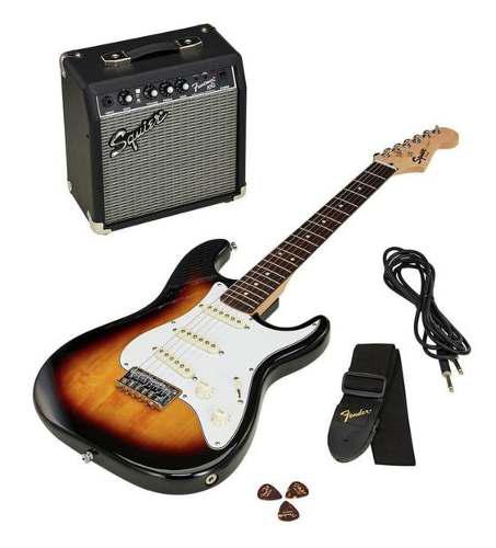 Kit Guitarra Electrica Fender Squier Bullet Mini Sq Combo