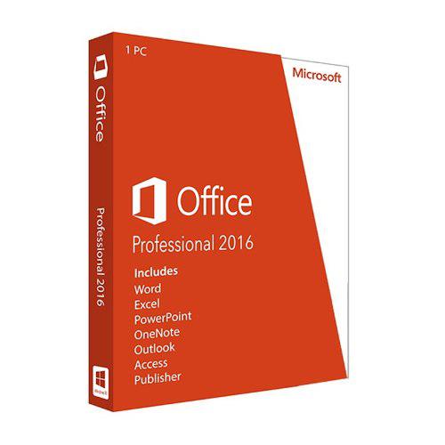 Office 2016 Pro 32/64 Bits Licencia Original. 1 Pc.