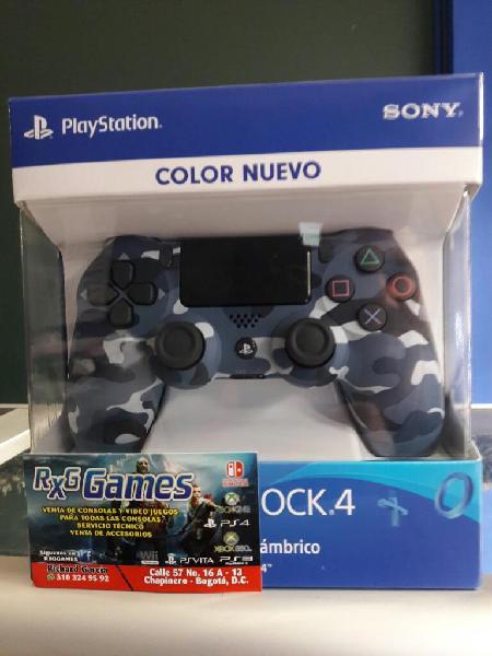 Control Play 4 Camuflado Azul Nuevo