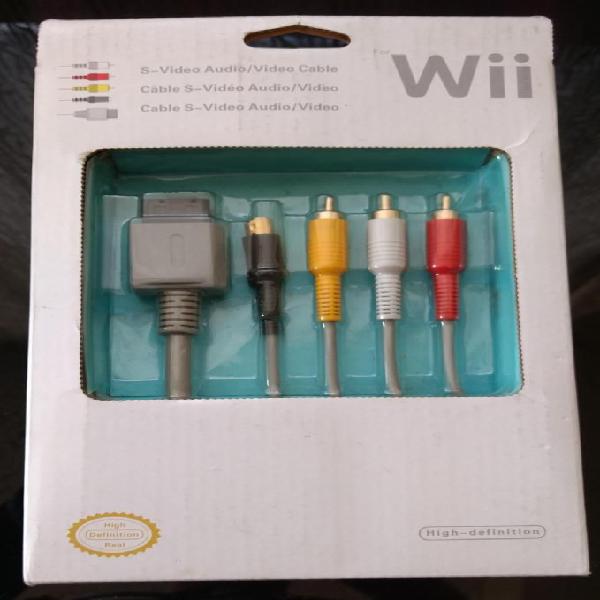 cable audio vídeo para Wii