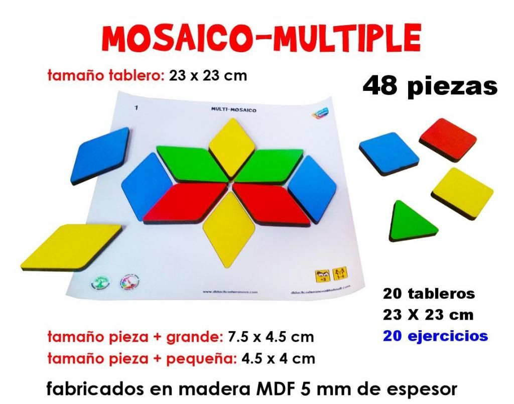 JUEGO DE MOSAICO MULTIPLE