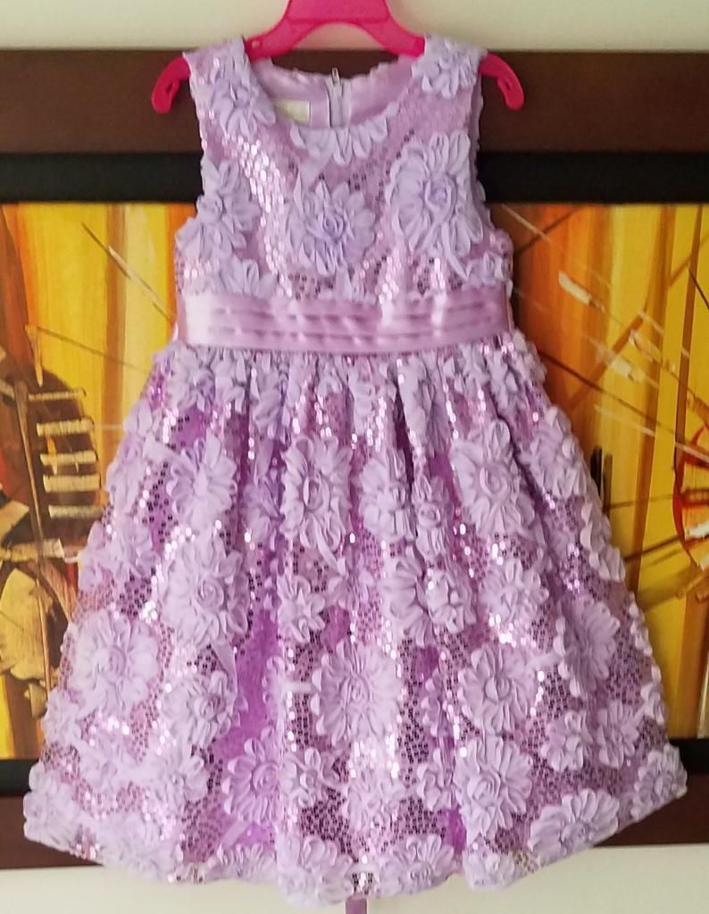 Vestido Elegante Para Niña Talla 6 Boutique Americana