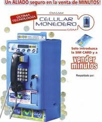 telefonos monedero celular recibe monedas nuevas y viejas