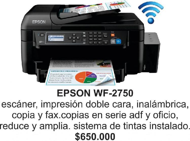 impresora Espson WF2750 con sistema de tintas