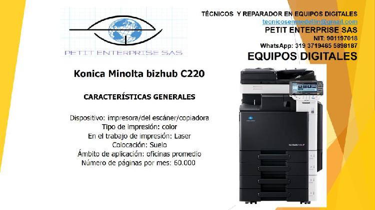multifuncional/fotocopiadora/escaner Konica Minolta bizhub