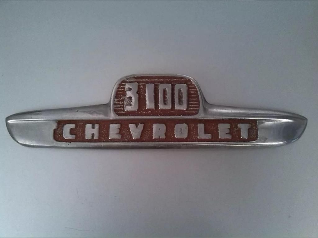 Emblema Carro Metalico Chevrolet  Antiguo