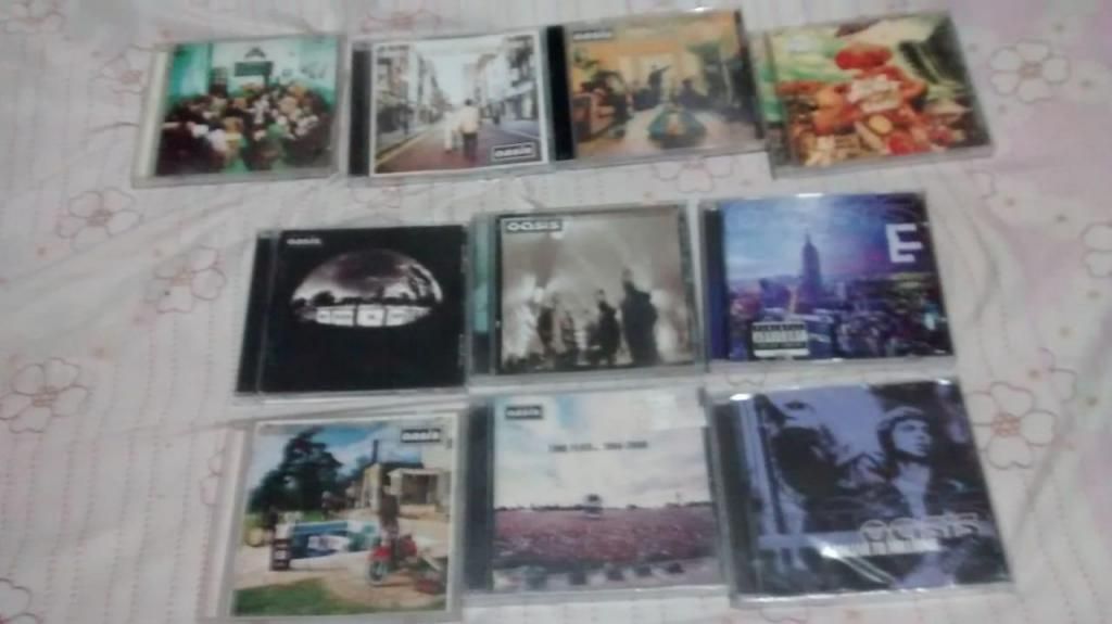 coleccion de cds de oasis