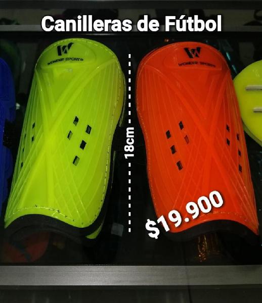 CANILLERAS PARA FUTBOL 18CM