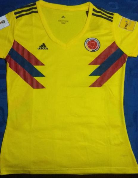 Camiseta Selección Colombia Mujer Sm