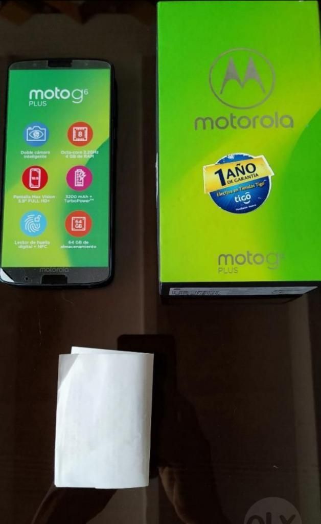 Ganga Hermoso Moto G6 Plus Como Nuevo