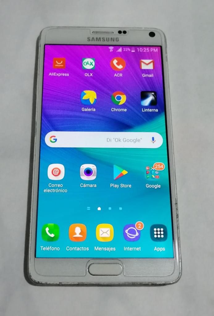 Samsung Galaxy Note 4 Blanco