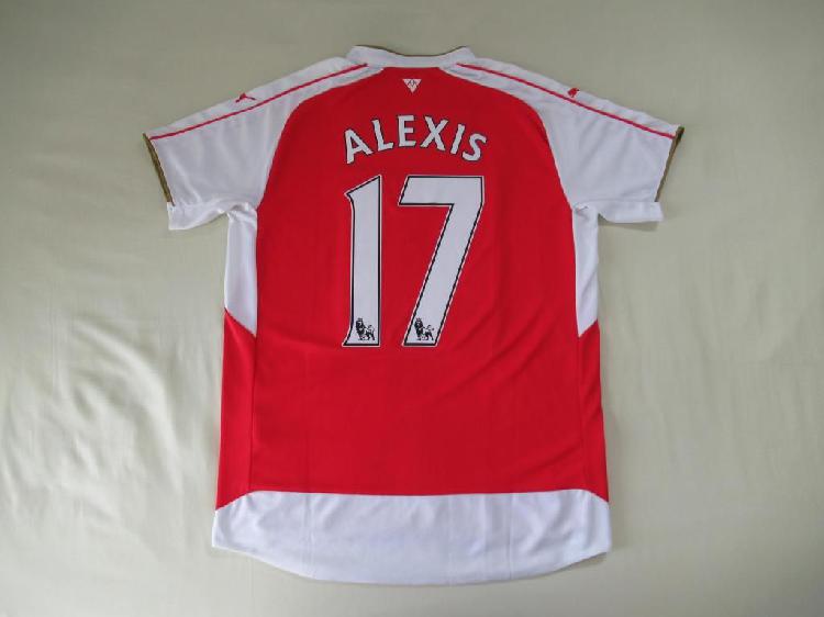 camiseta Alexis Sanchez, Arsenal 2015/16, acepto cambios
