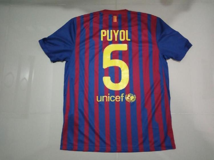 camiseta Carles Puyol, Barcelona 2011/12, acepto cambios