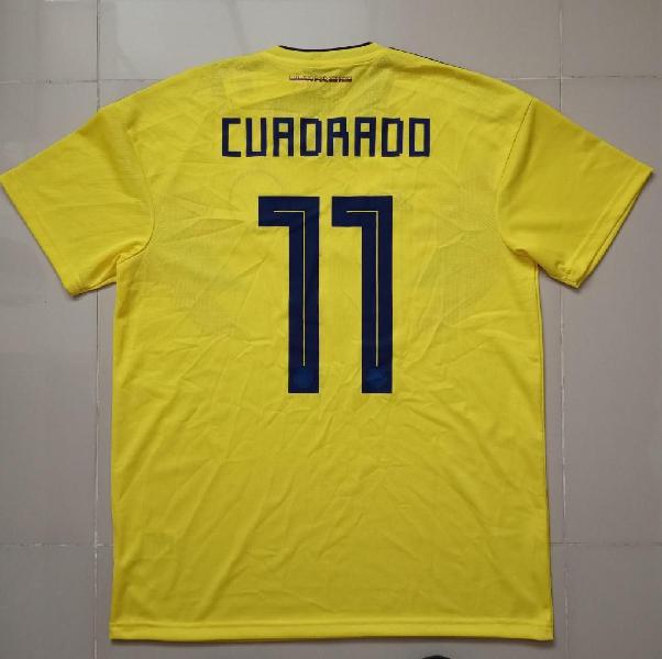 camiseta Juan Guillermo Cuadrado, selección colombia 2017