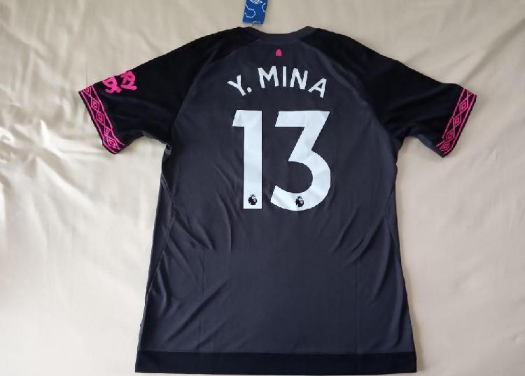 camiseta Yerry Mina, Everton 2018/19, talla L, nueva, v2