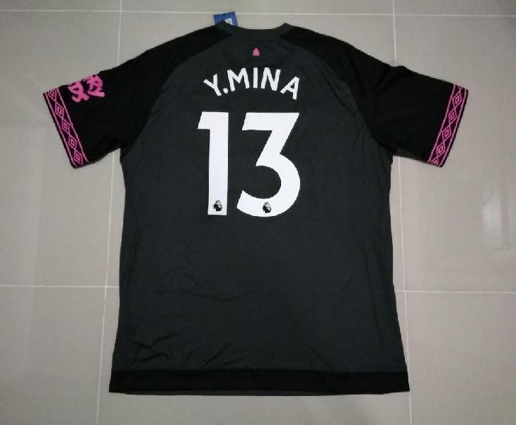 camiseta Yerry Mina, Everton 2018/19, talla XL, nueva