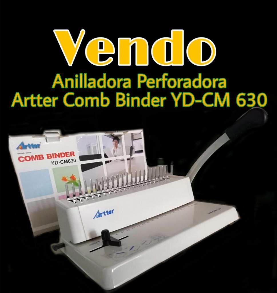 Anilladora Perforadora Artter Comb Binder